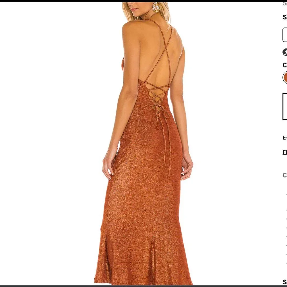 Greta Dress MISHA Revolve Boutique - Picture 3 of 10